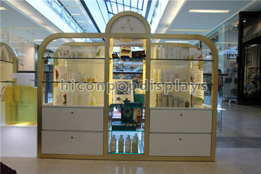 China Unidade cosmética do shelving da exposição dos suportes de exposição da composição do shopping/loja grande fornecedor