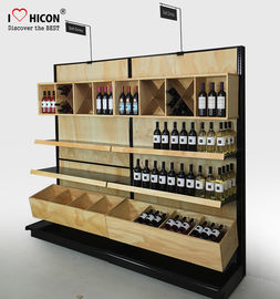 China Cremalheiras de exposição do vinho e shelving comerciais do licor para lojas de vinhos/lojas fornecedor