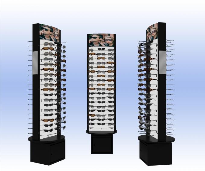 12 pares do Desktop de madeira da exposição de Sunglass, projeto simples feito sob encomenda de cremalheira de exposição do Eyewear